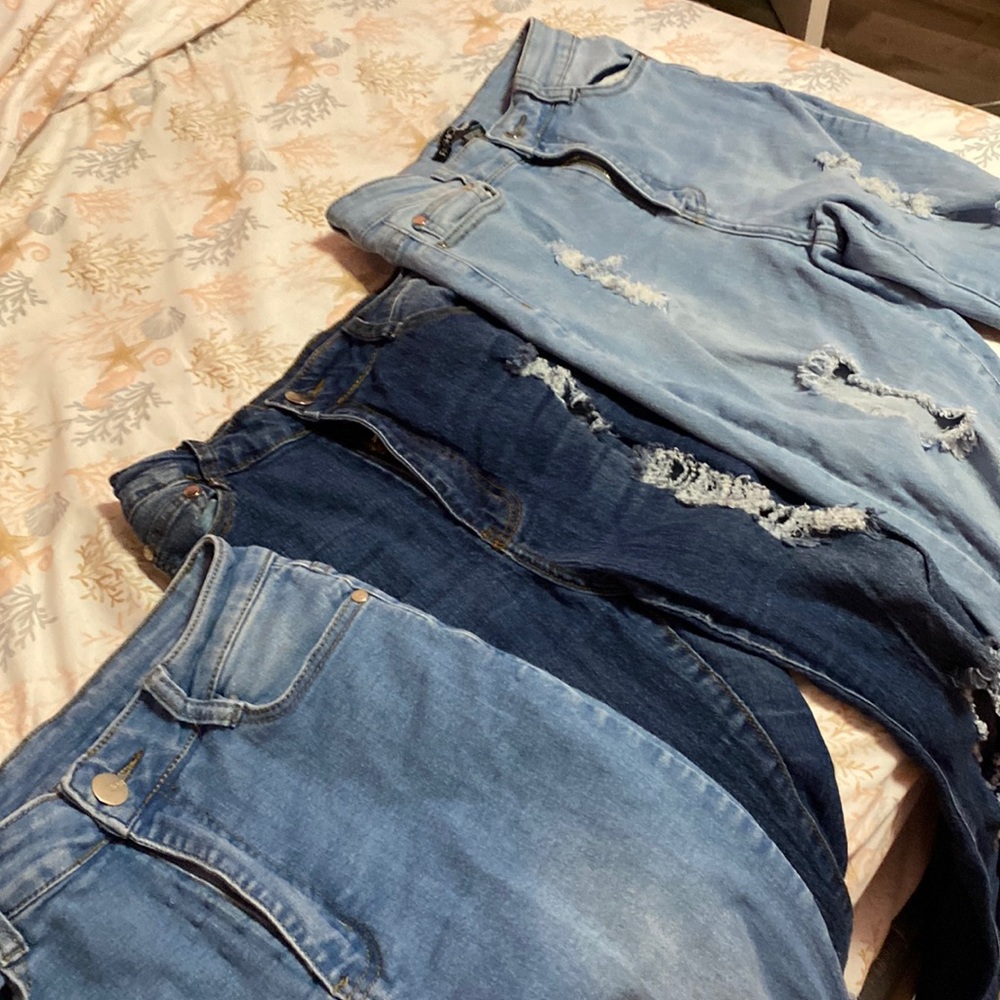 3 Pairs of Fashion nova jeans